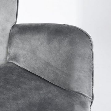 Sweiko Ohrensessel (Sessel Relaxsessel Polstersessel), Loungesessel, Knopfsteppung im Polster, hohe Rückenlehen