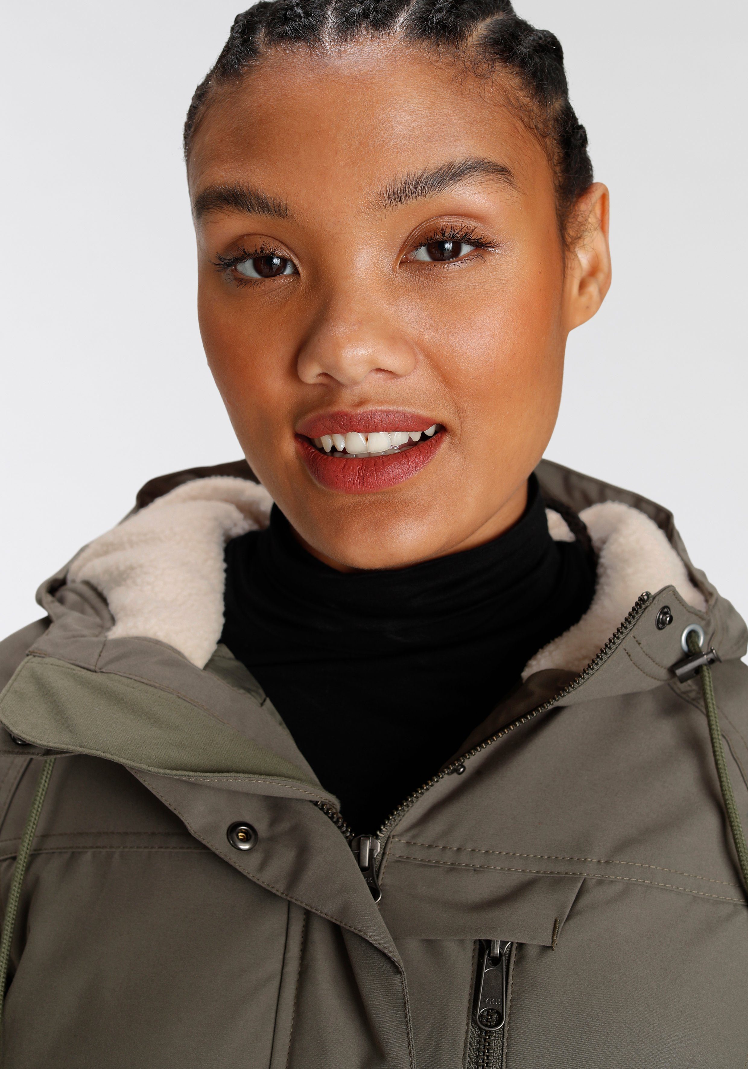 Jack Wolfskin Funktionsparka NEW DUNVILLE mit Kapuze, atmungsaktiv, winddicht