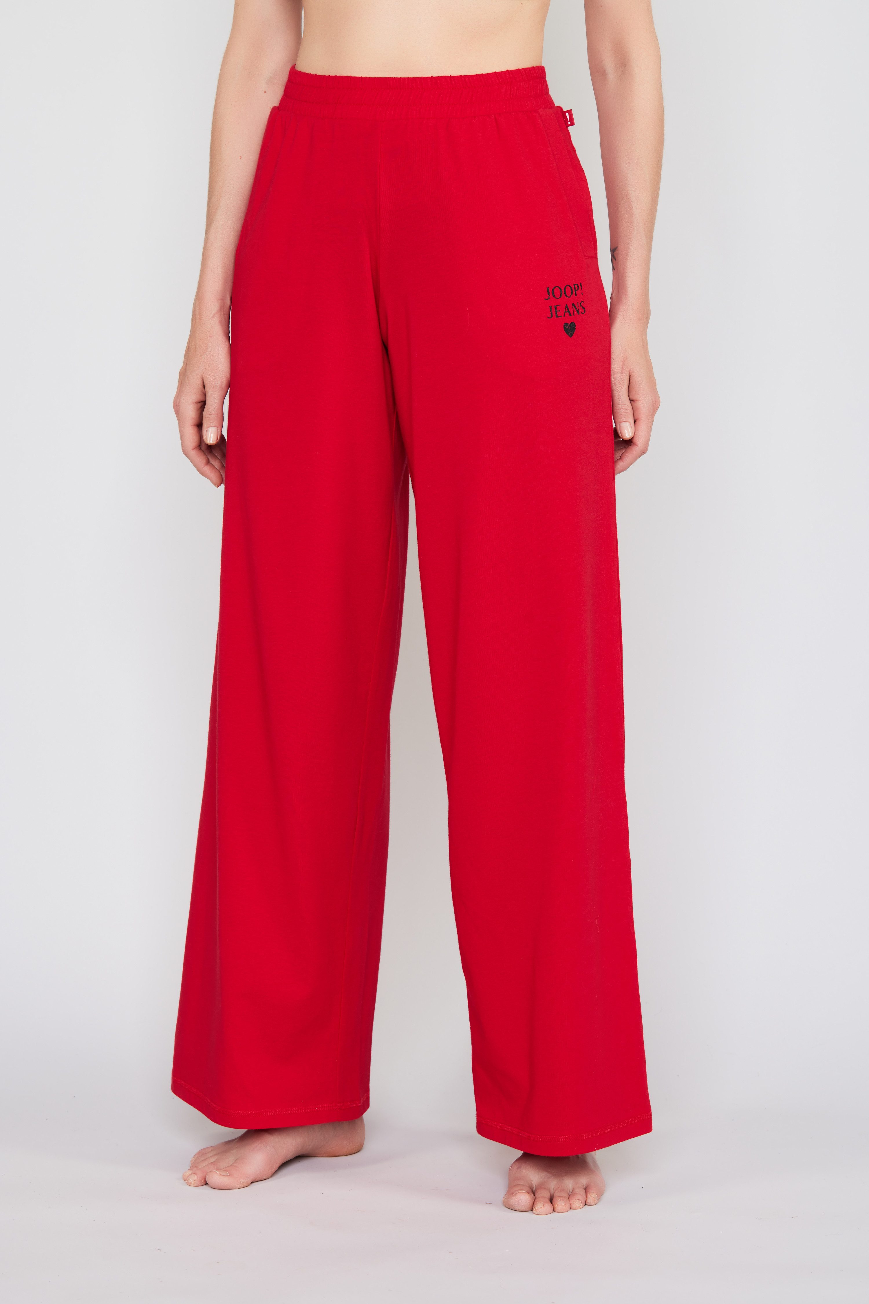 Joop Jeans Pyjamahose After Dark (JOOP! Jeans) mit weitem Bein, Regular Fit, Baumwollmischung