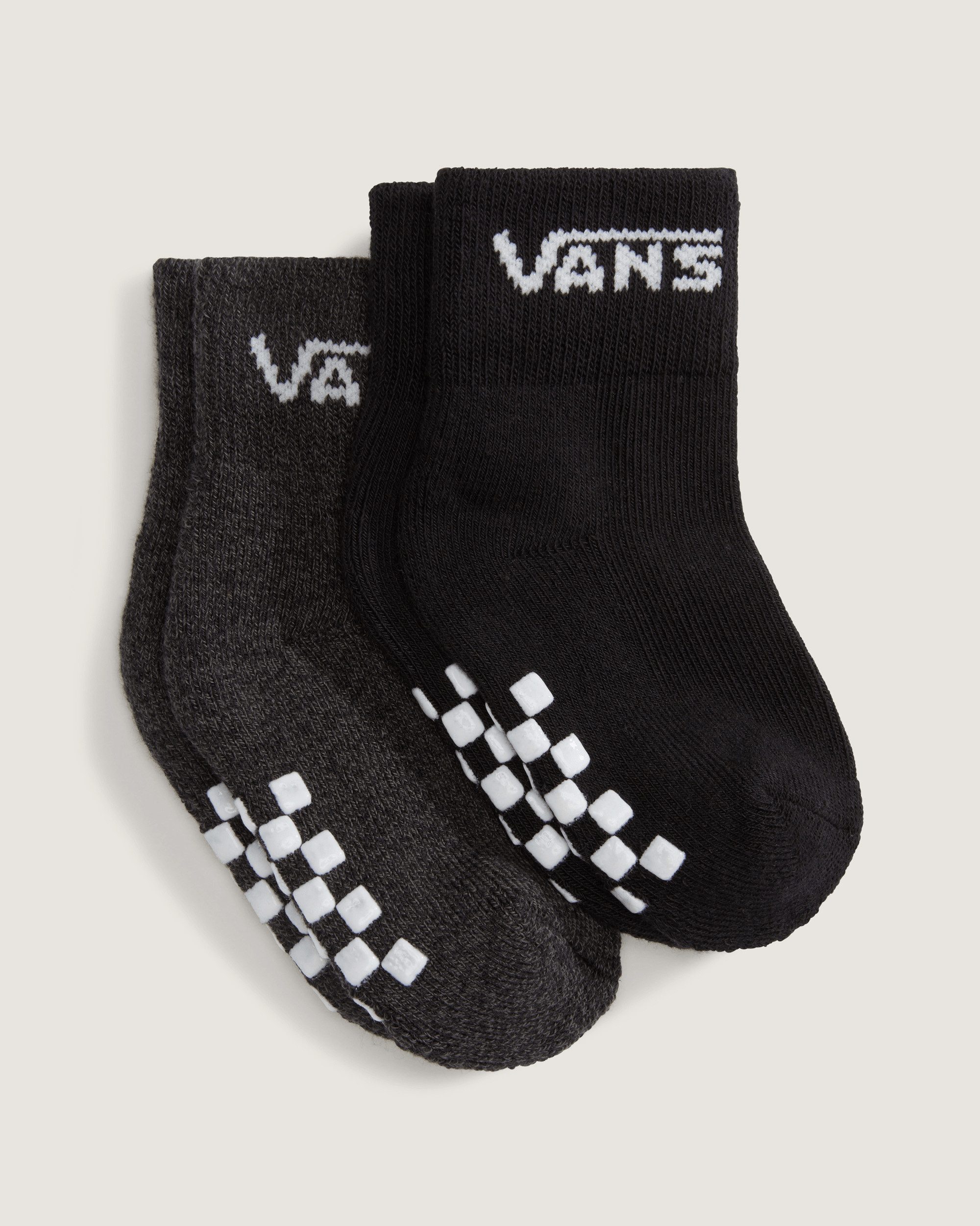 Vans Sportsocken CLASSIC CREW (2-Paar) für Babys, Stoppersocken, 2er-Pack, aus Baumwollmischung, elastisch
