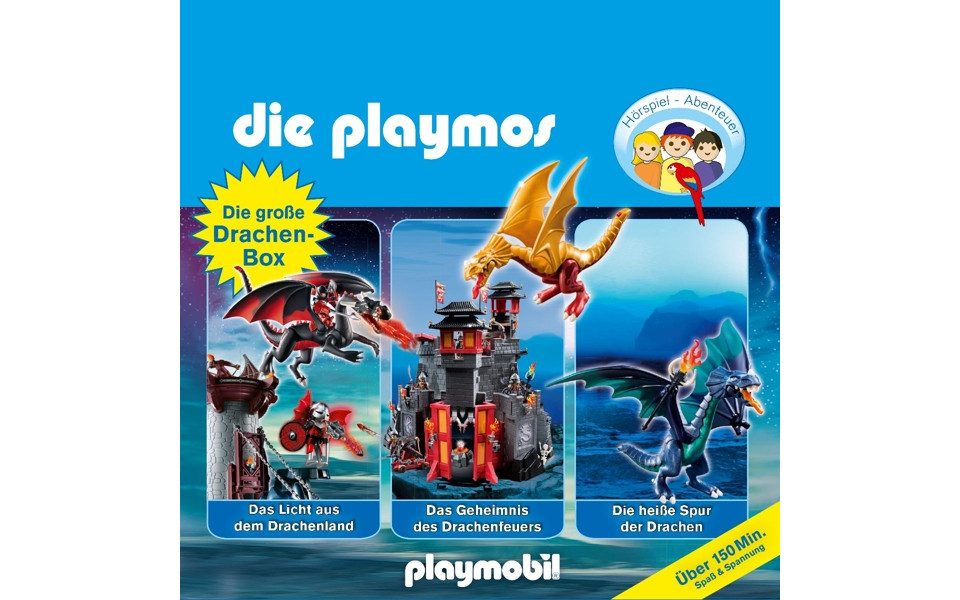 Hörspiel-CD Die Playmos Hörspiel-Box Drachen