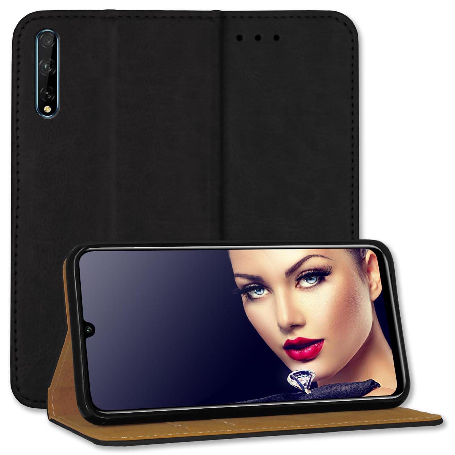 mtb more energy Smartphone-Hülle Bookstyle Business - Farbe schwarz, für: Huawei P Smart S, Huawei Y8p (6.3)