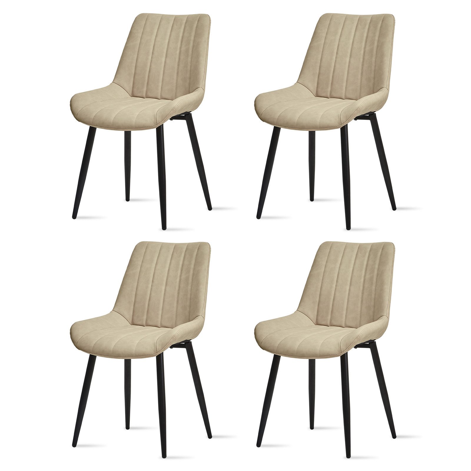 Ofcasa Esszimmerstuhl Küchenstühle mit Rückenlehne (4er günstig online kaufen
