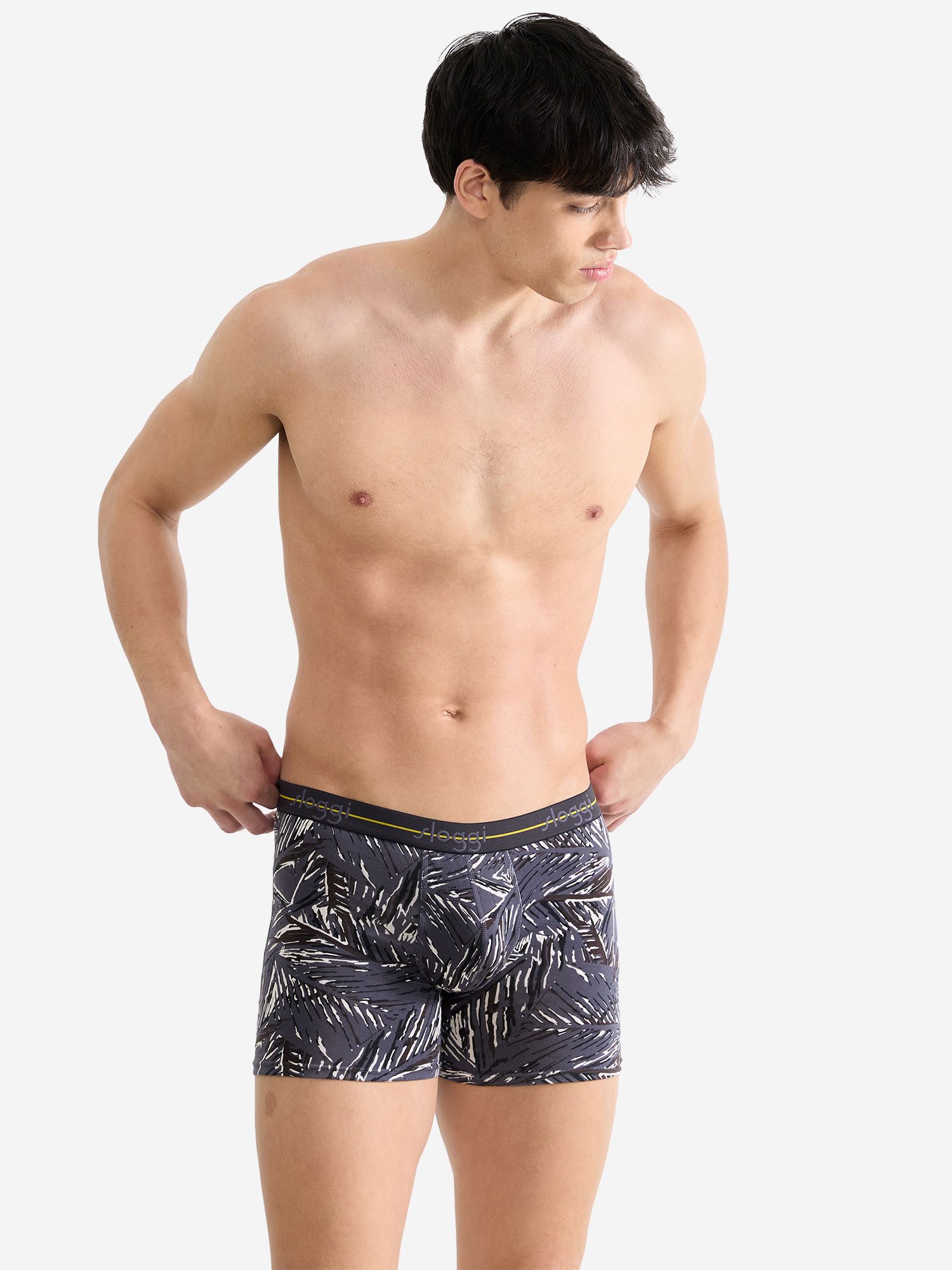 sloggi Langer Boxer Blue Start (2-St) Long Boxer Shorts, Langer Boxer Brief, Retro Boxer lang – Bild 4 von 5