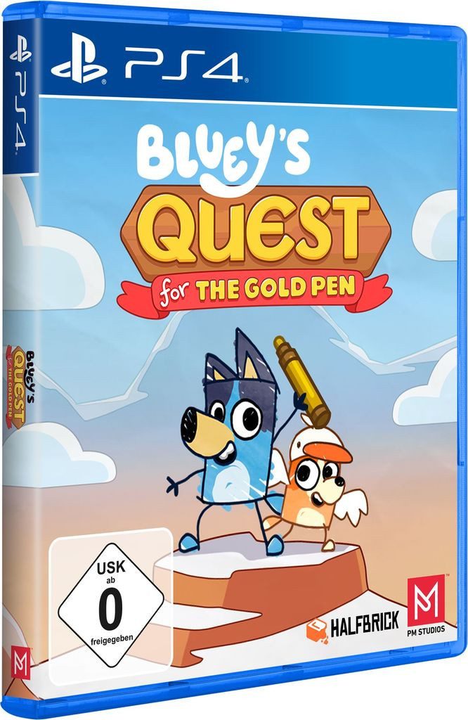 Bluey's Quests for the Gold Pen PlayStation 4