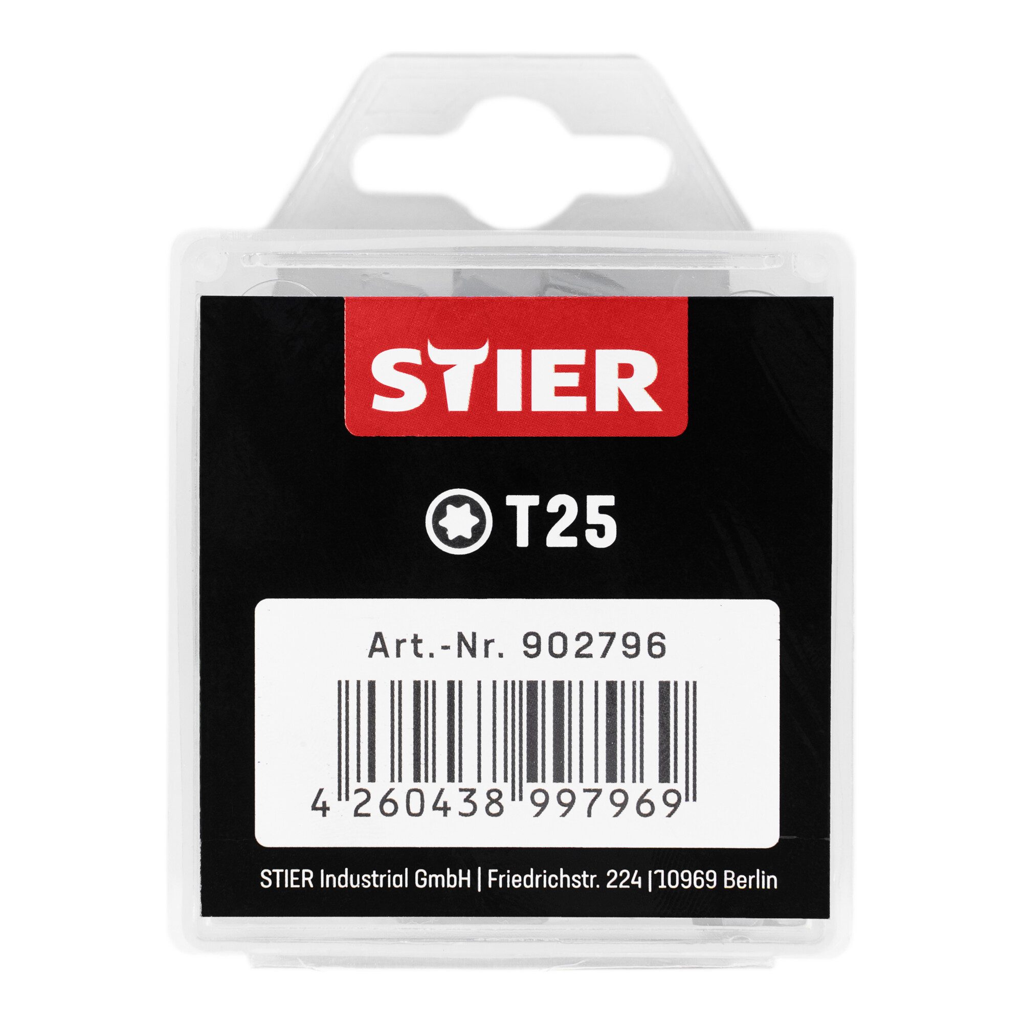 Stier Bit-Set STIER TORX-Bit-Großpackung 50 Bits Bits T 15 - T 30 Länge 25 mm Profi