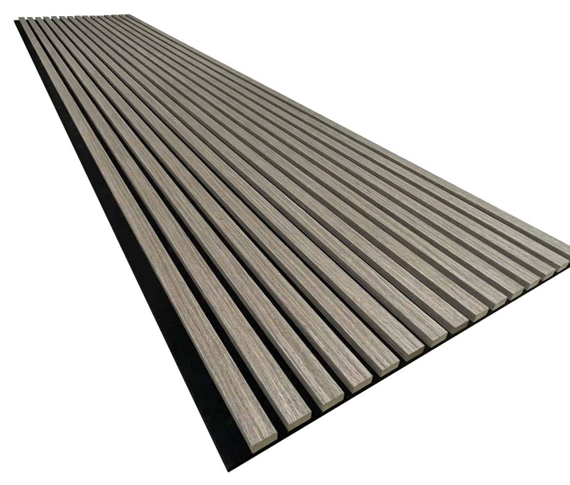 Endorphin Dekorpaneele 10 Stück Akustikpaneele 61x266x2,1cm Holzfurnier Walnuss dunkel