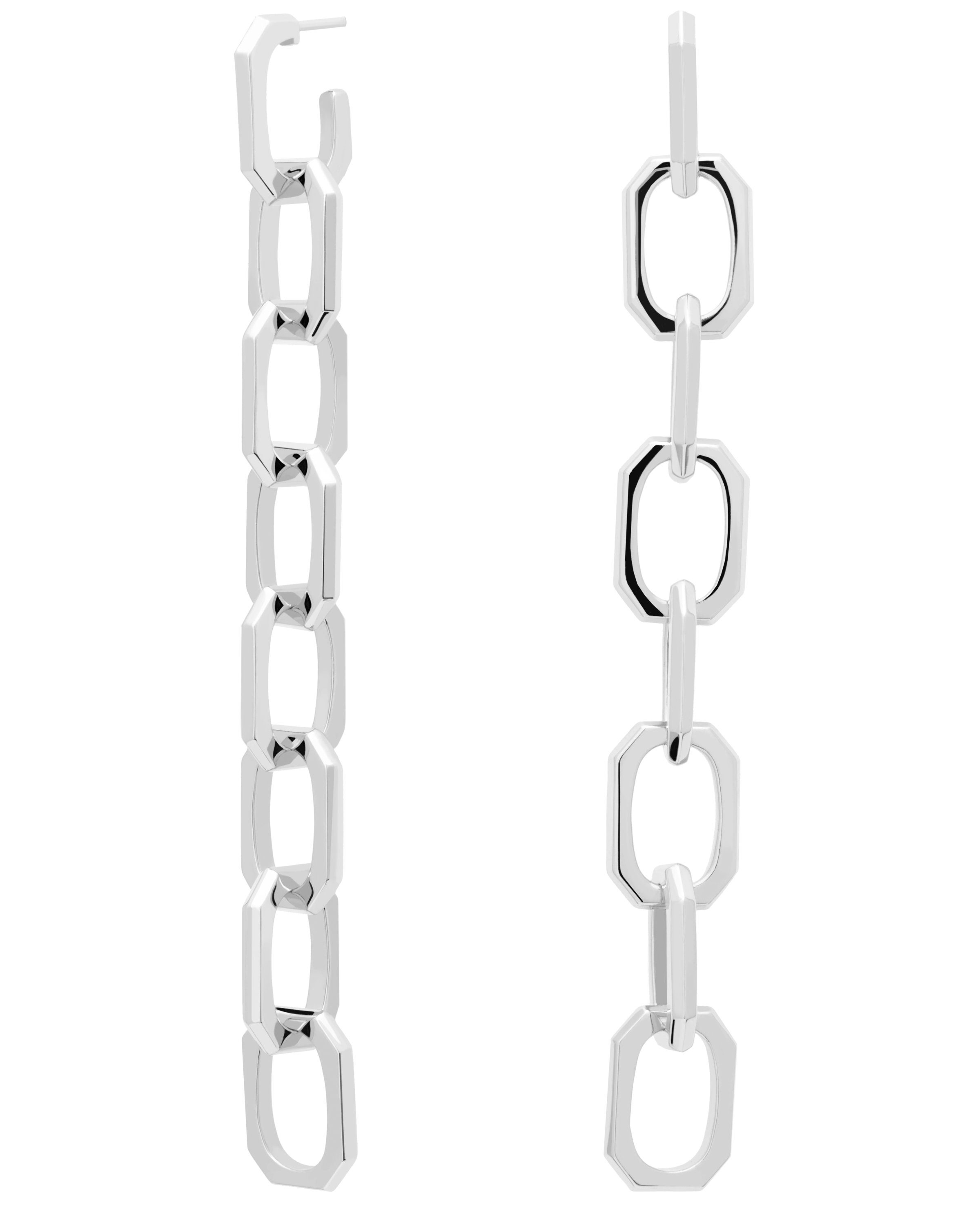 P D Paola Paar Ohrstecker The Chain 925er Sterlingsilber