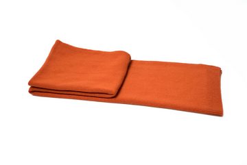 MayTree Kaschmirschal Warmer breiter Kaschmirschal Unisex, verschiedene Farben, Orange, (Stück, 1-St), 100% Kaschmir