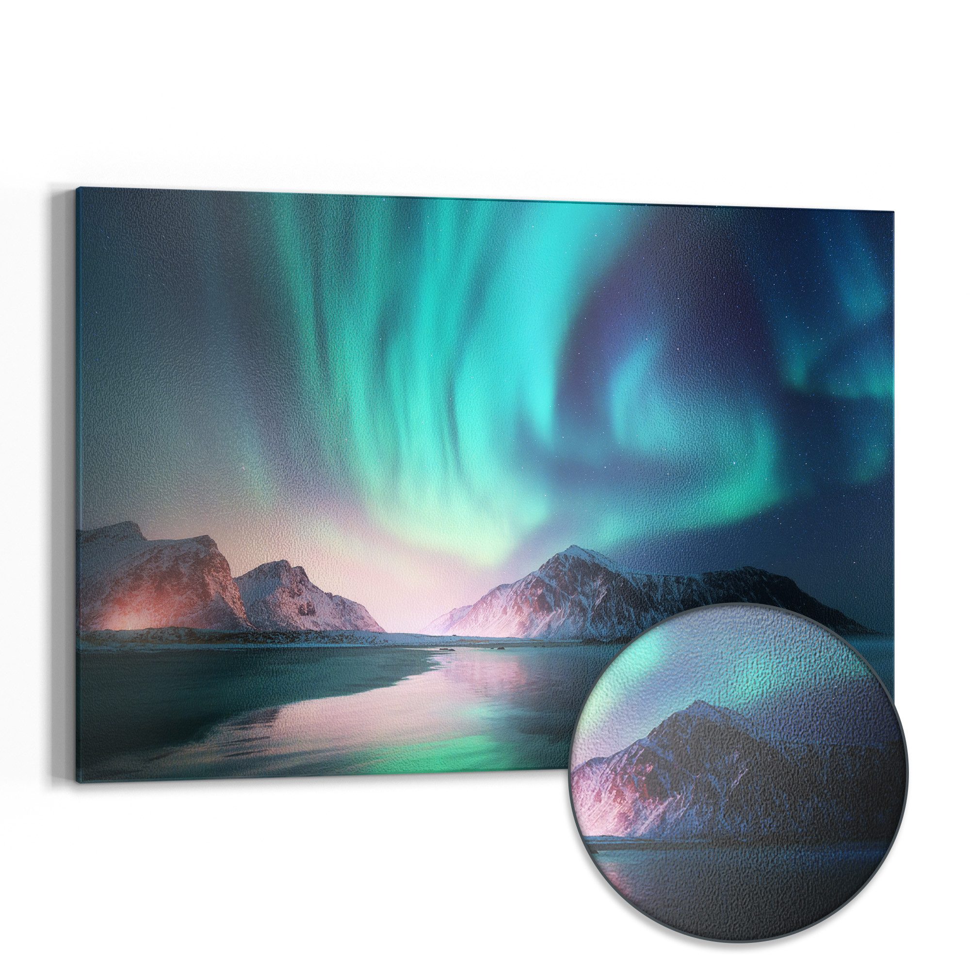 DEQORI Magnettafel 'Das Nordlicht der Lofoten', günstig online kaufen