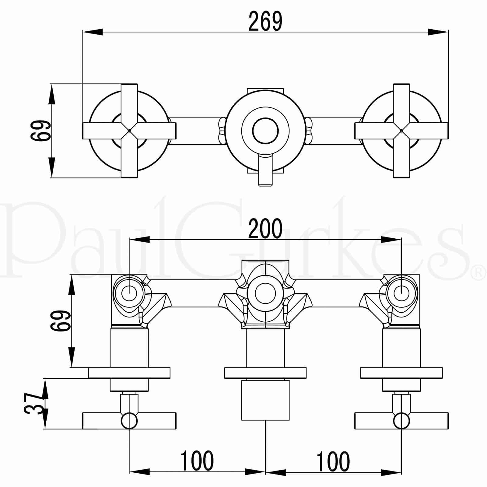 PaulGurkes Duscharmatur PGSET28086T7ME30WDA