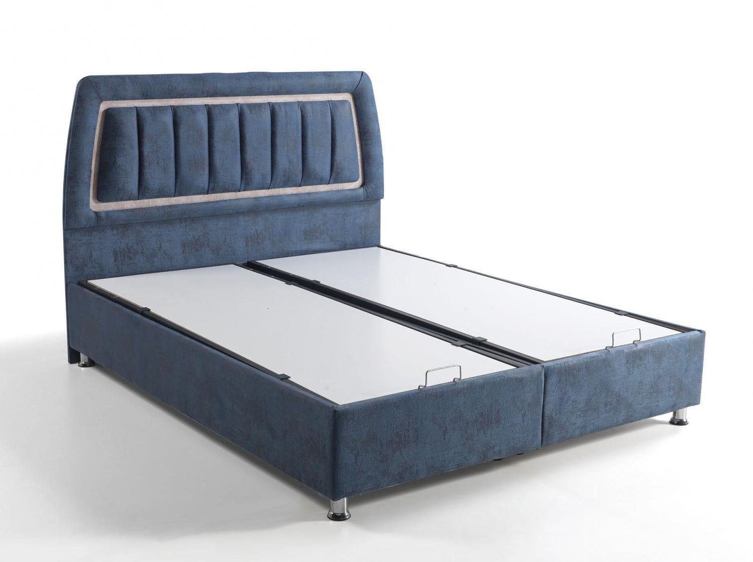 Bettkasten Bett Made Polster (Bett), Möbel JVmoebel Luxus Bett Europe In Design Modern Schlafzimmer Betten
