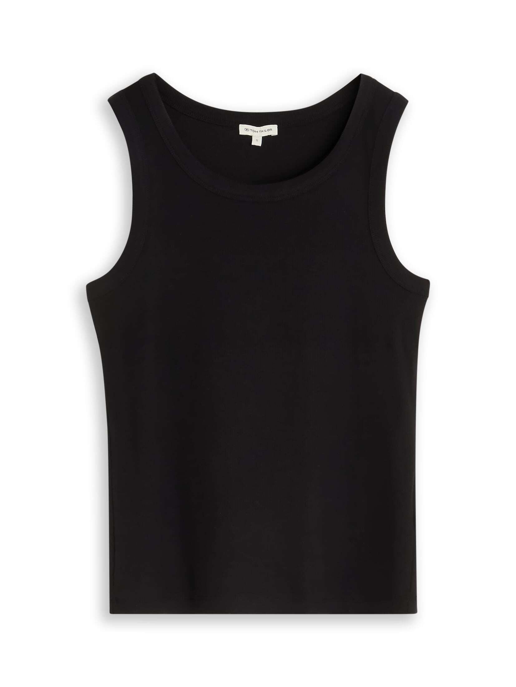 TOM TAILOR Trägertop T-Shirt (im Einserpack) Top mit Rippstruktur