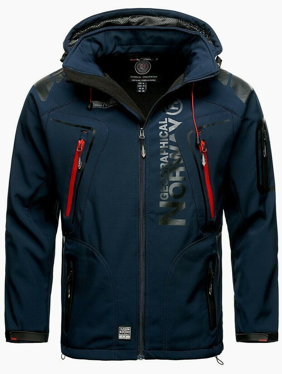 Geographical Norway Softshelljacke Herren Frühlings Jacke Softshell Jacke Regen Outdoor Übergangs Jacke