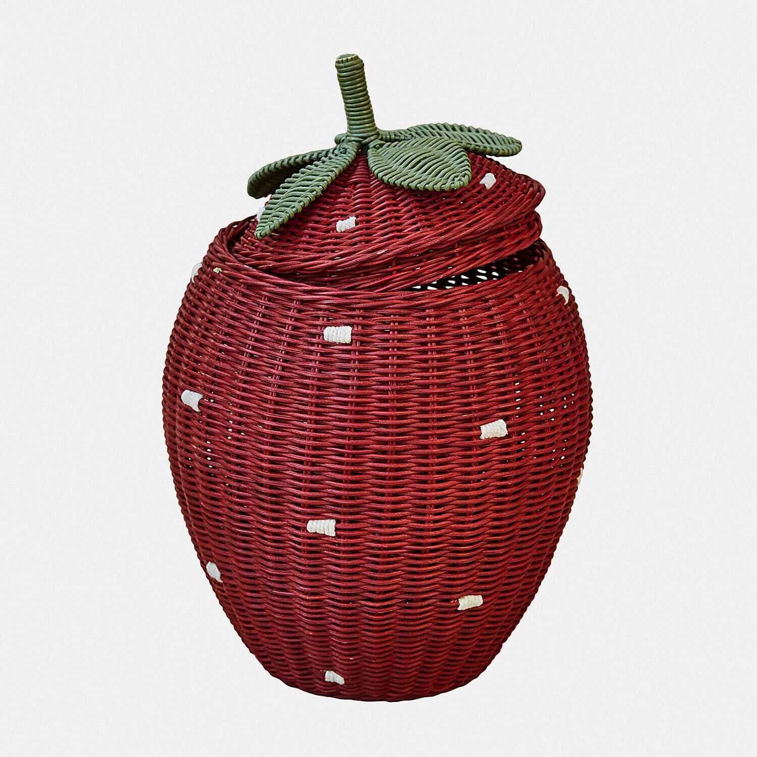 Mirabeau Dekokorb Erdbeerkorb Giggleberry rot/grün (kein Set, kein Set)