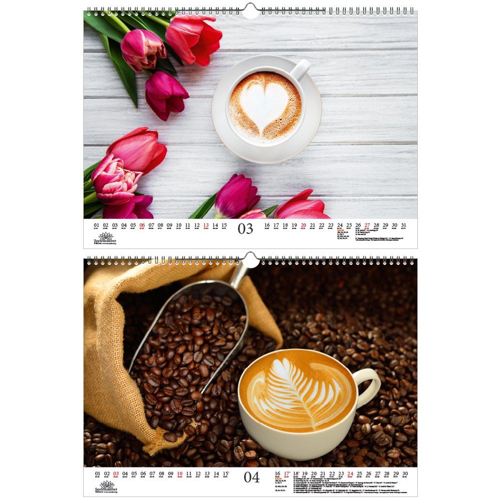 Kaffeezauber DIN A3 Kalender für 2022 Kaffee Seelenzauber 