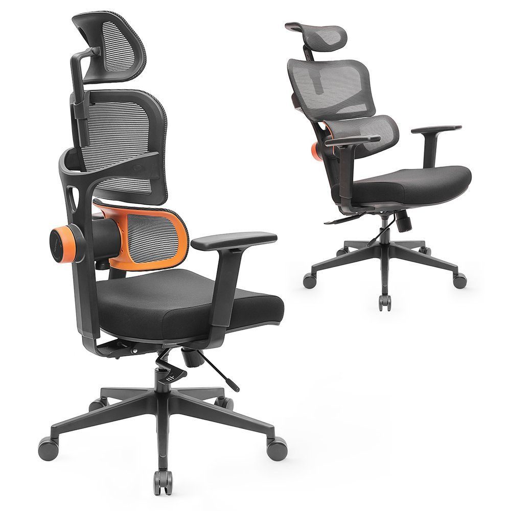 NEWTRAL Drehstuhl NT001 Ergonomischer Bürostuhl, Gaming-Stuhl, Verstellbare Rückenlehne, Armlehne, Kopfstütze