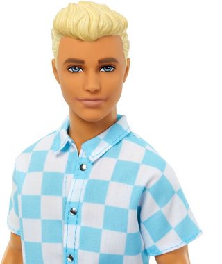 Barbie Anziehpuppe Blonde Ken-Puppe mit Badehose und Strand-Accessoires