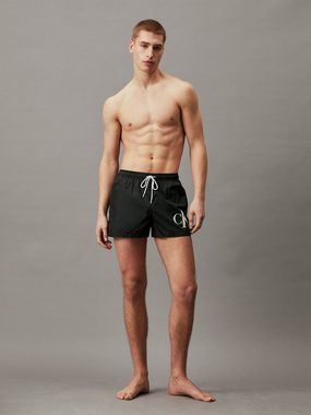 Calvin Klein Swimwear Badeshorts SHORT DRAWSTRING mit kontrastfarbenem Logo