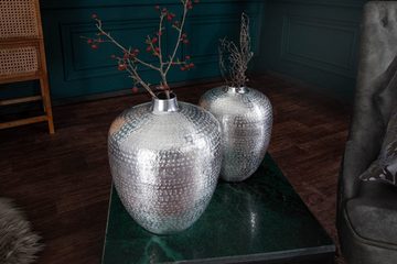 Sitheim-Europe Dekovase ORIENTAL ROOM- Elegantes Vasen 2er Set 33cm silber in Handarbeit verziert (1 St)