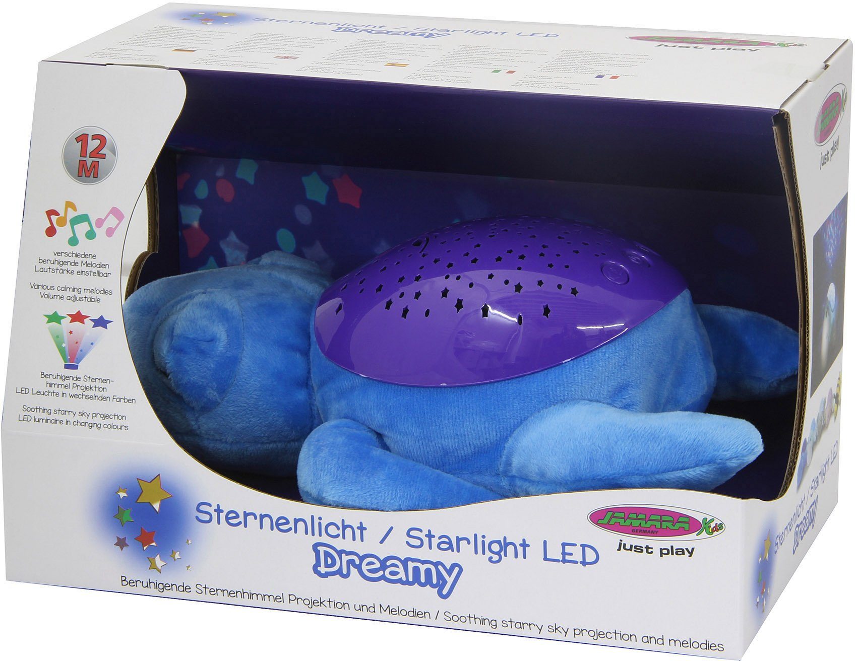 Jamara Kuscheltier Sternenlicht Dreamy, Schildkröte, mit Licht und