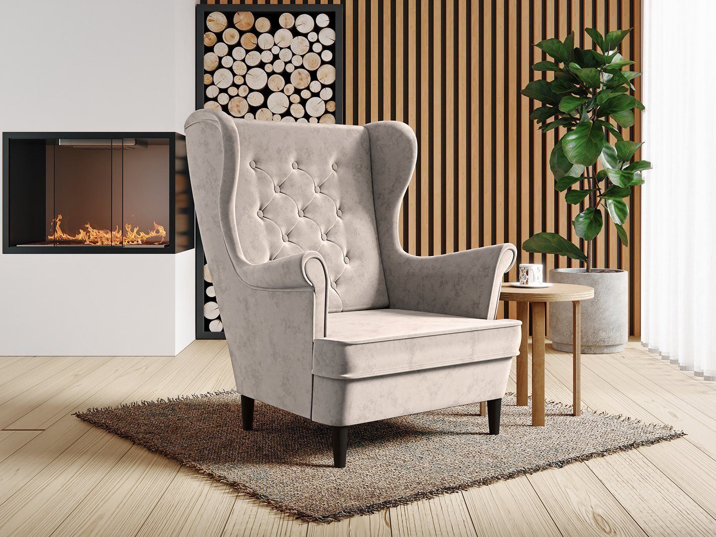 Beautysofa Sessel Falco III (stilvoll Polstersessel günstig online kaufen