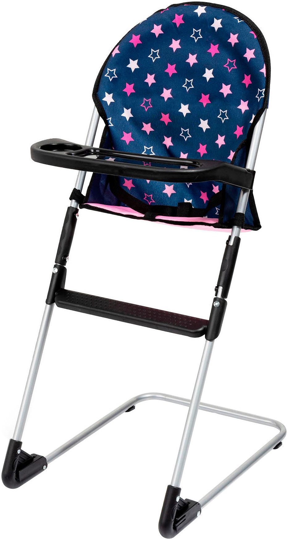 Bayer Kombi-Puppenwagen Xeo Deluxe, blau/rosa, (Set)