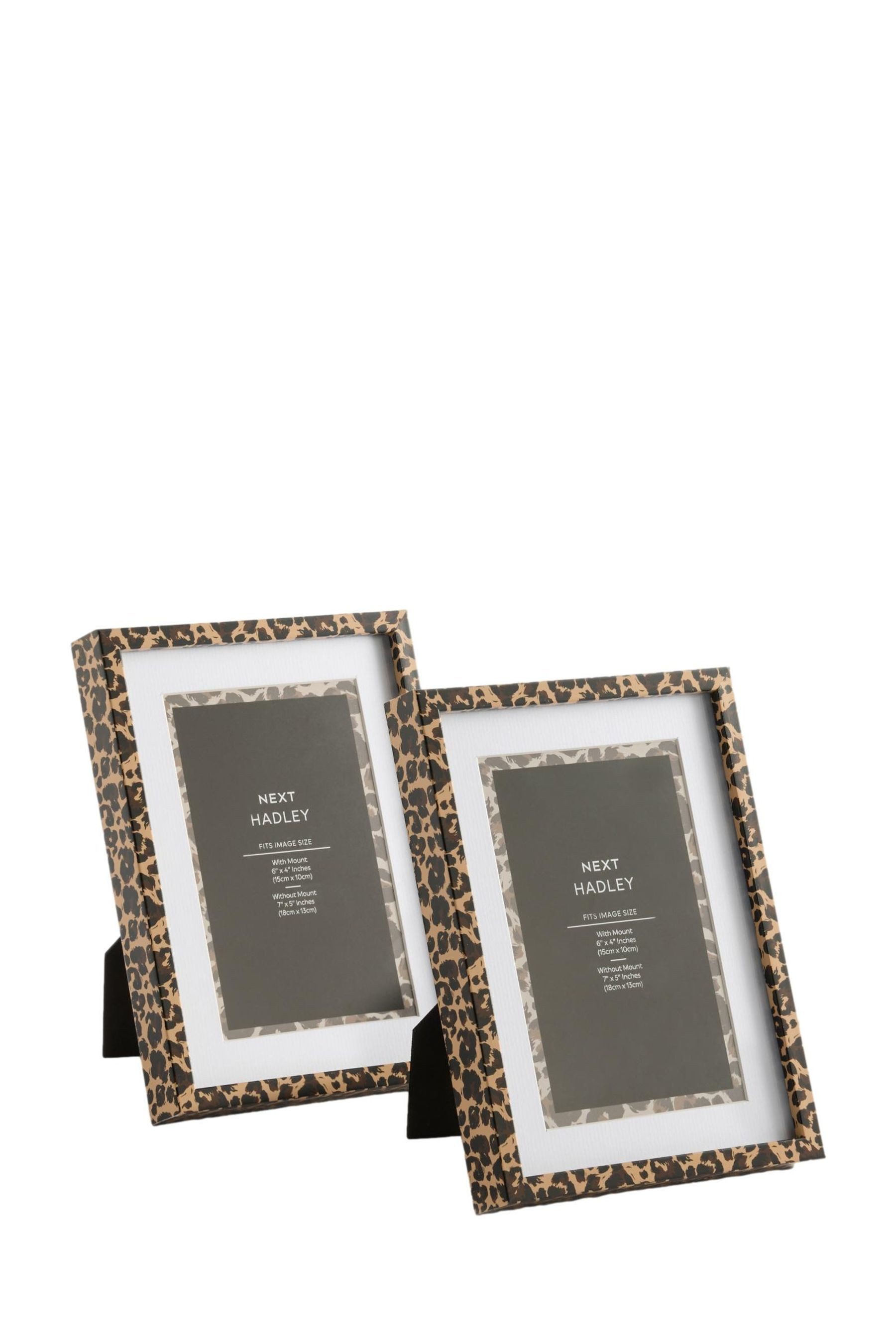 Next Bilderrahmen 2er-Set Hadley Fotorahmen mit Vichykaro-Print, (1 St) günstig online kaufen