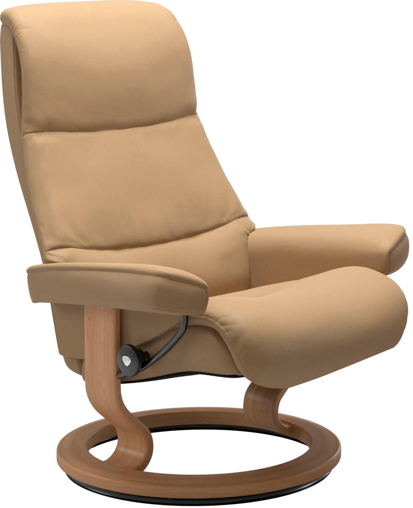 Stressless® Relaxsessel View, mit M,Gestell Base, Eiche Größe Classic