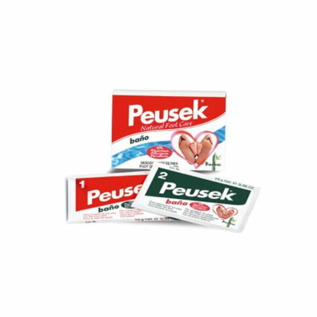 Peusek Deo Spray Antiperspirant Foot Bath 2 Sachets 20g peusek-deo-spray-antiperspirant-foot-bath-2-sachets-20g