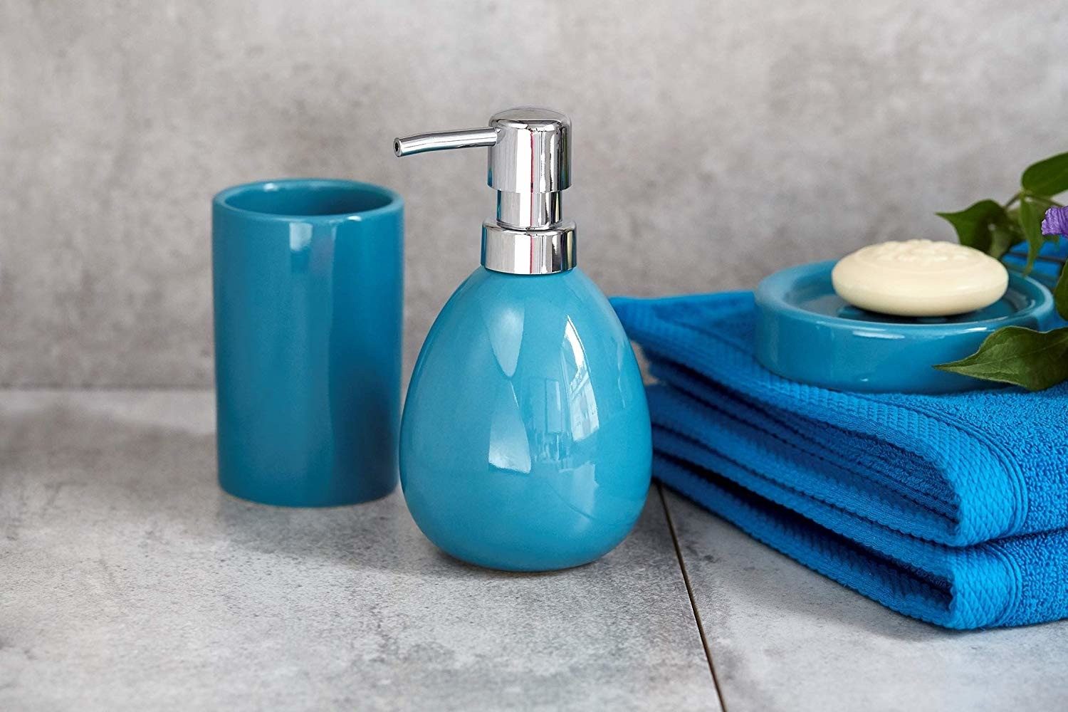 WENKO Zahnputzbecher Keramik Zahnputzbecher Polaris Badzubehör Zahnbürstenhalter Zahnbecher, (1 St)
