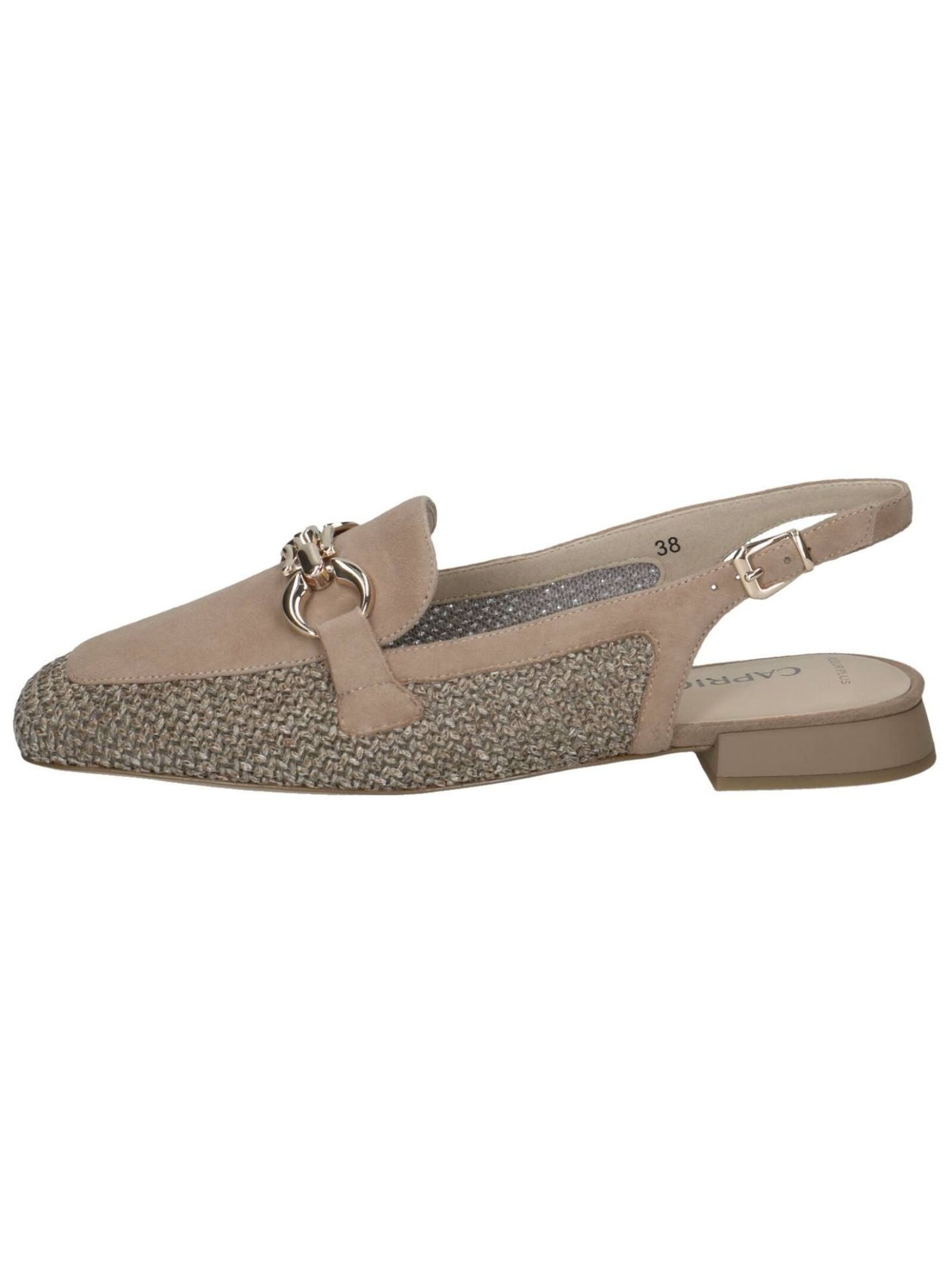 Caprice Pumps Leder/Textil . Slingpumps