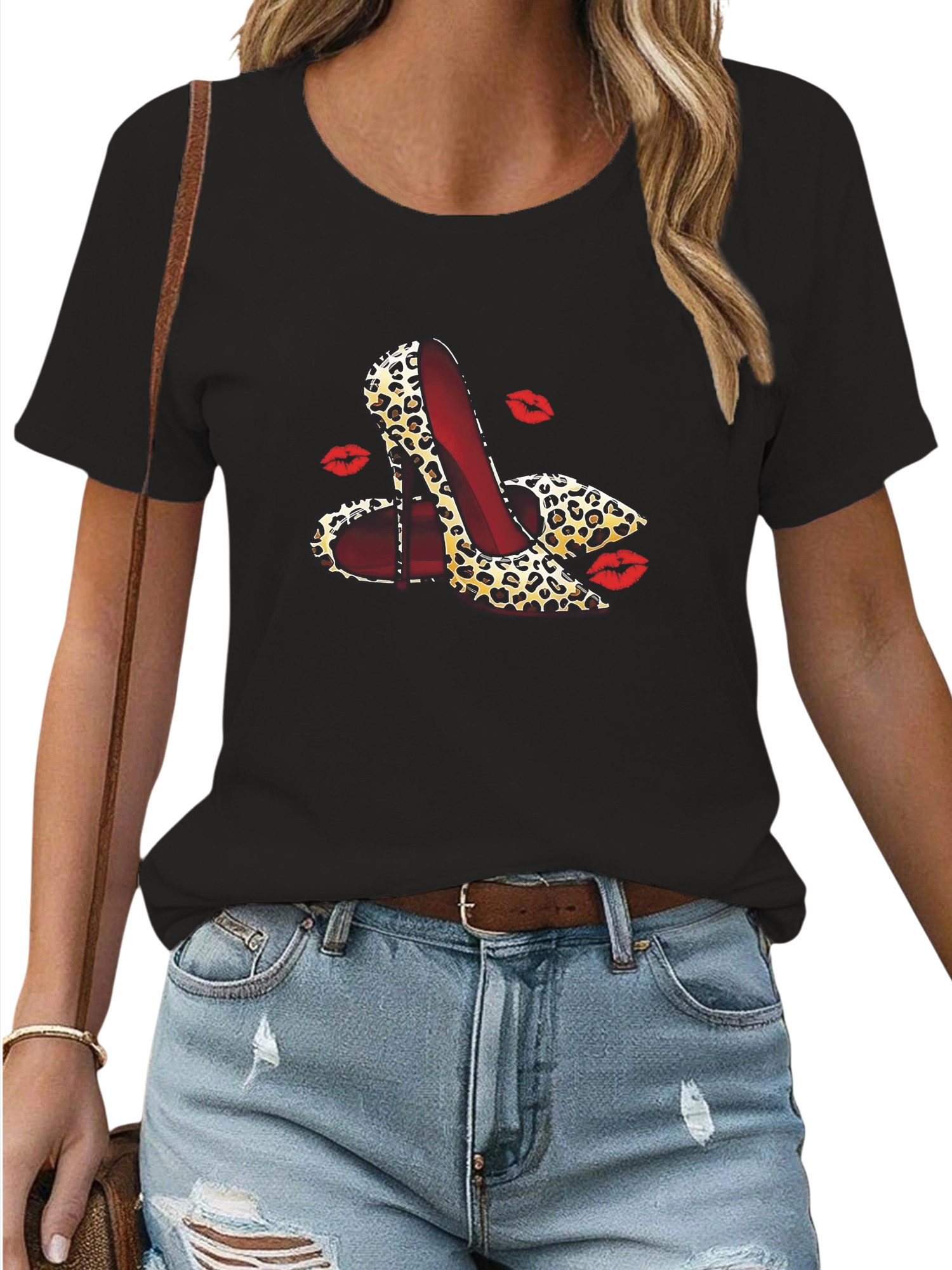 PYL Kurzarmbluse Damen Sommer Casual Bequemes günstig online kaufen