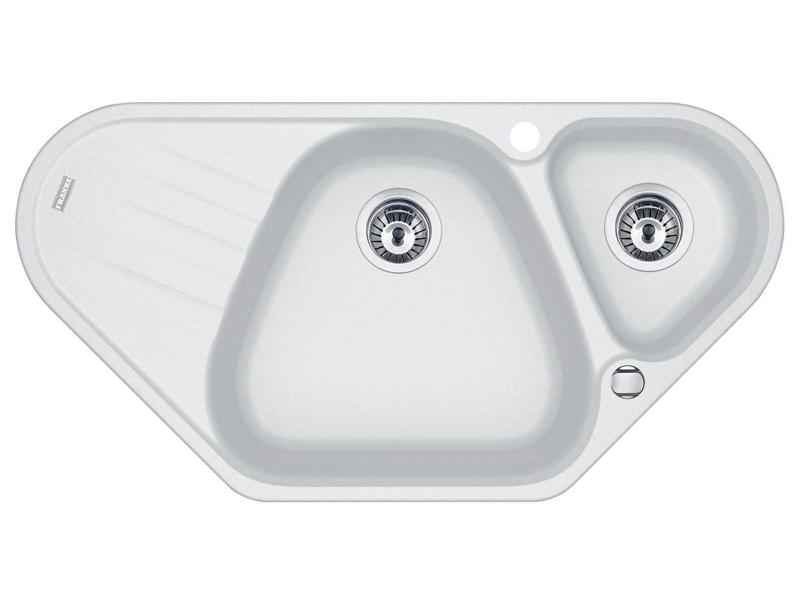 FRANKE Granitspüle, eckspüle, 96/50 cm, (1 St), aus Sanitized®