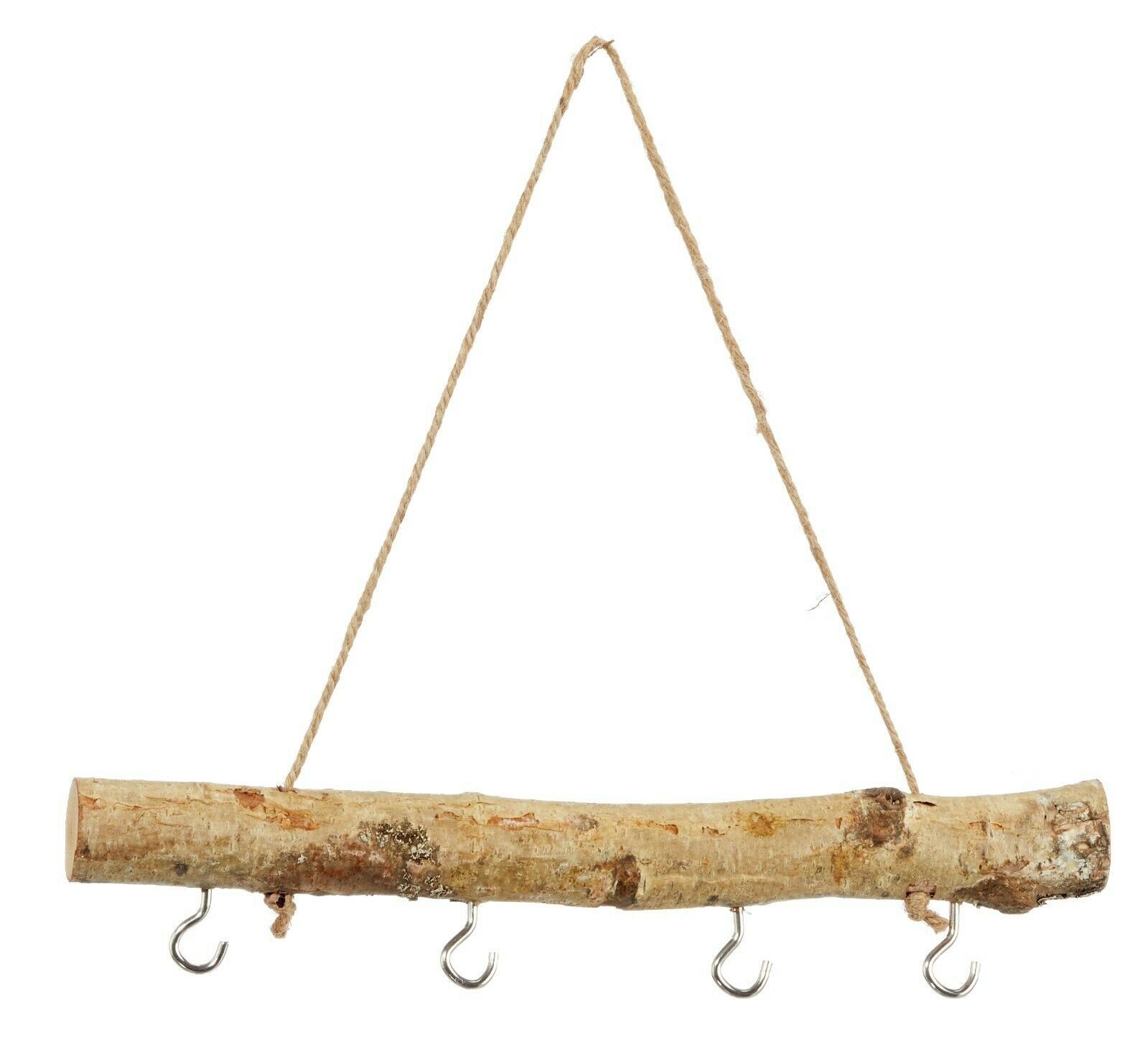 Meinposten Fensterdekoration Dekozweig Holz 4 Haken Fensterhänger braun nat günstig online kaufen