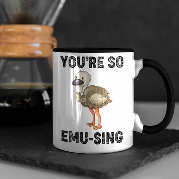 Trendation Tasse Trendation - Tasse You're So Emu-Sing Liebe Valentinstag Geschenk für Sie Ihn Wortspiel Geschenkidee Spruch Beste Freundin