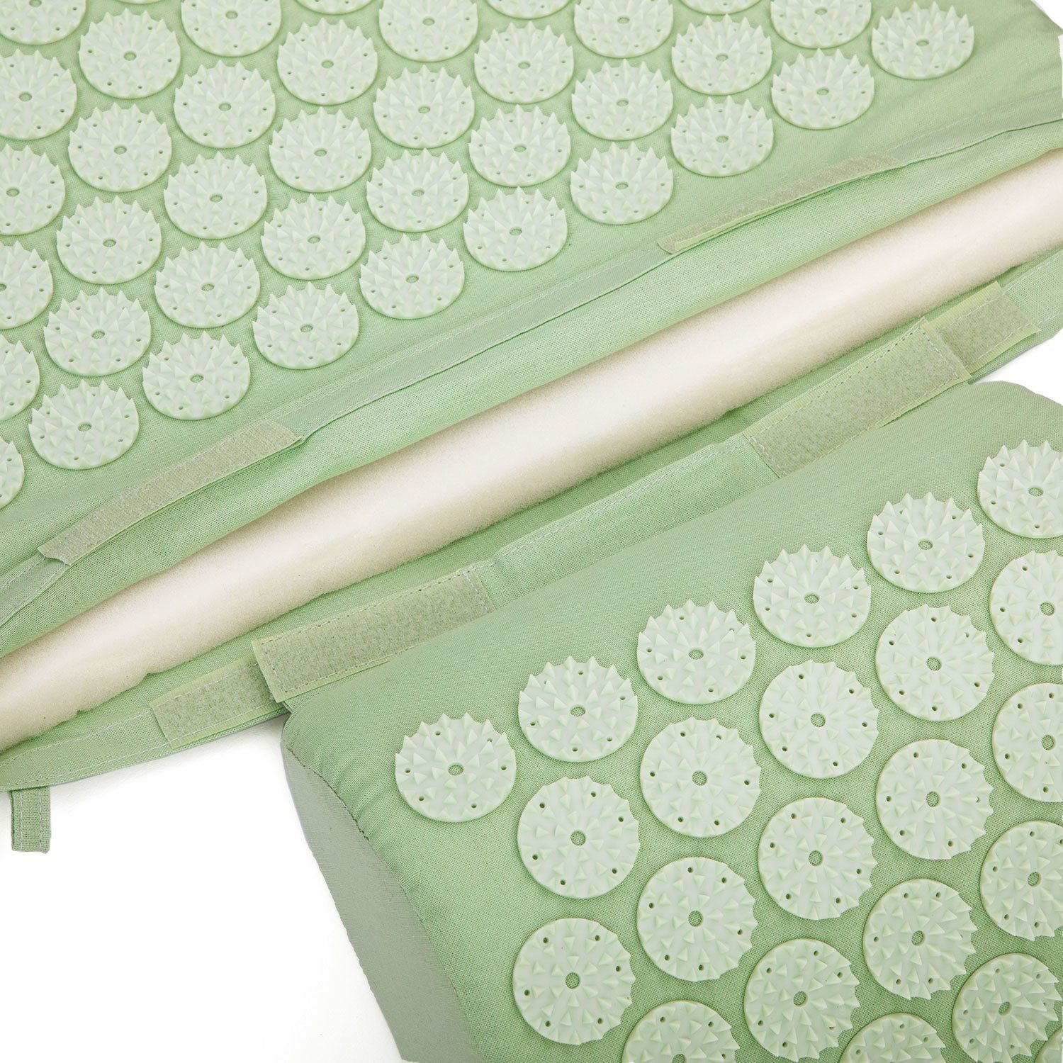 bodhi Akupressurmatte & Kissen Set VITAL XL pastellgrün (Set)