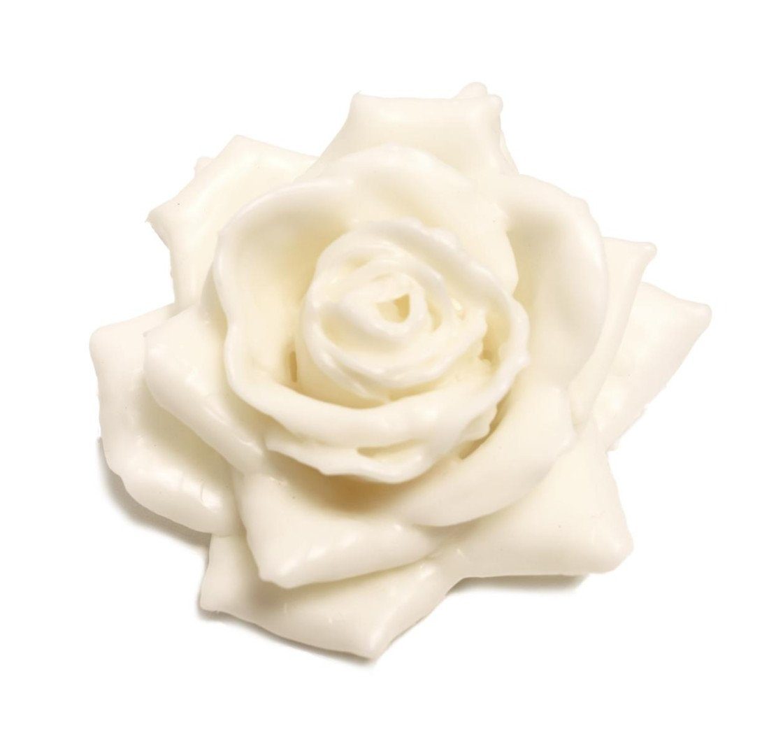Kunstblume Wachsrose Wachs Rose Kunstblumen Kunstpflanzen 1044 Rosen  künstlich - Wachsrosen, PassionMade, Höhe 5.5 cm, Wachsrose in edlem Design