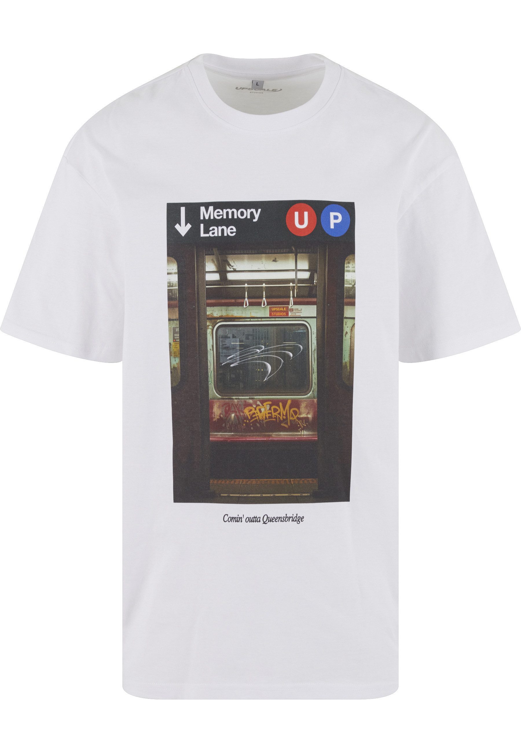 T-Shirt Upscale by Mister Tee Memory Lane Oversize Tee