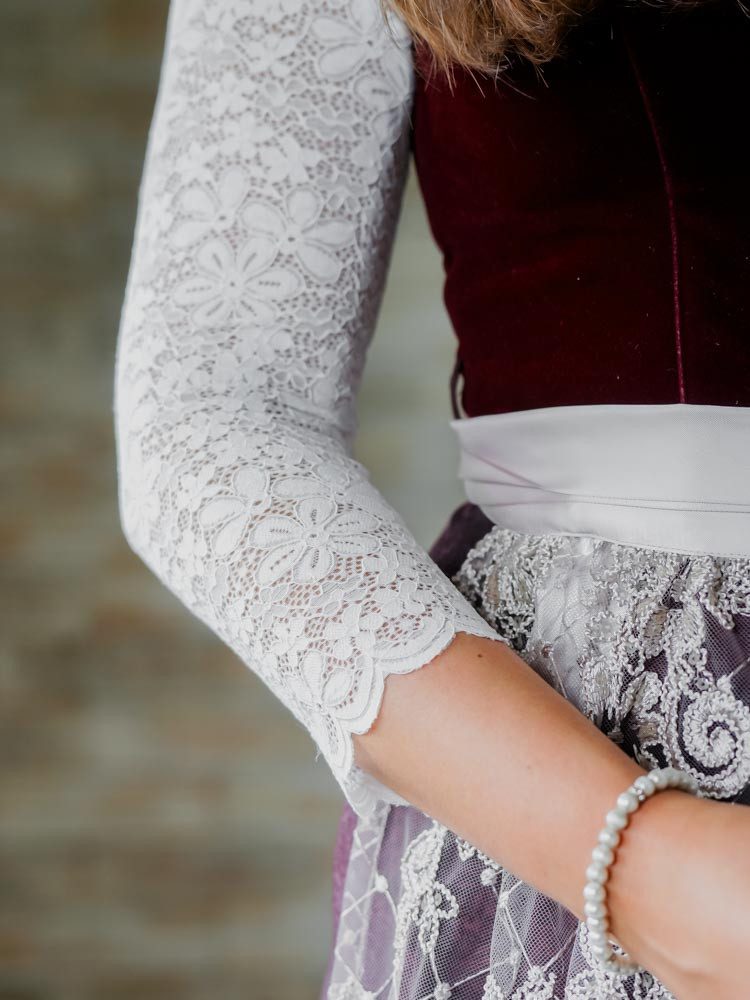 Goldschmidt Trachten Dirndlbluse Dirndlbluse Rosalie weiß