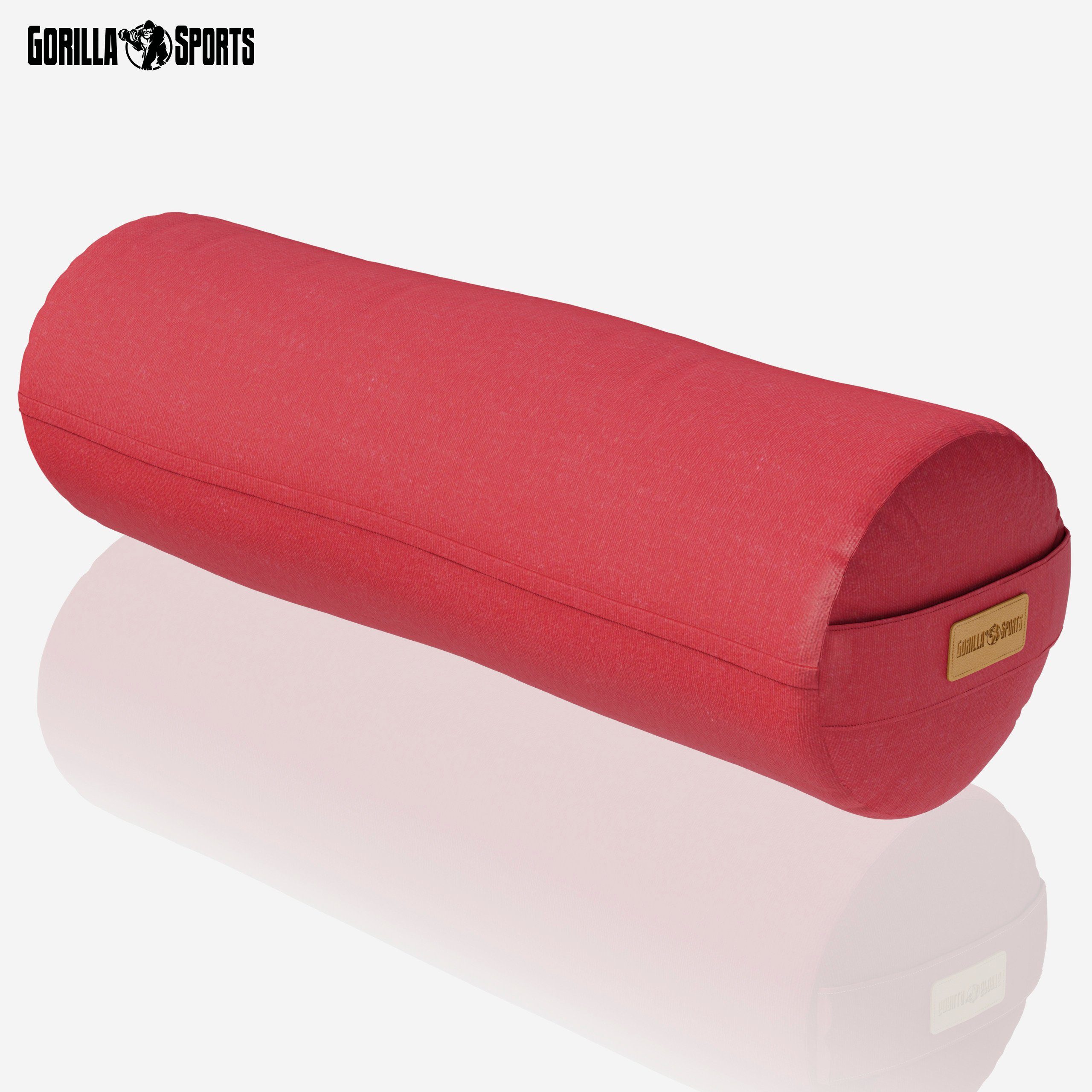 GORILLA SPORTS Yogakissen Yoga Bolster in verschiedenen Farben