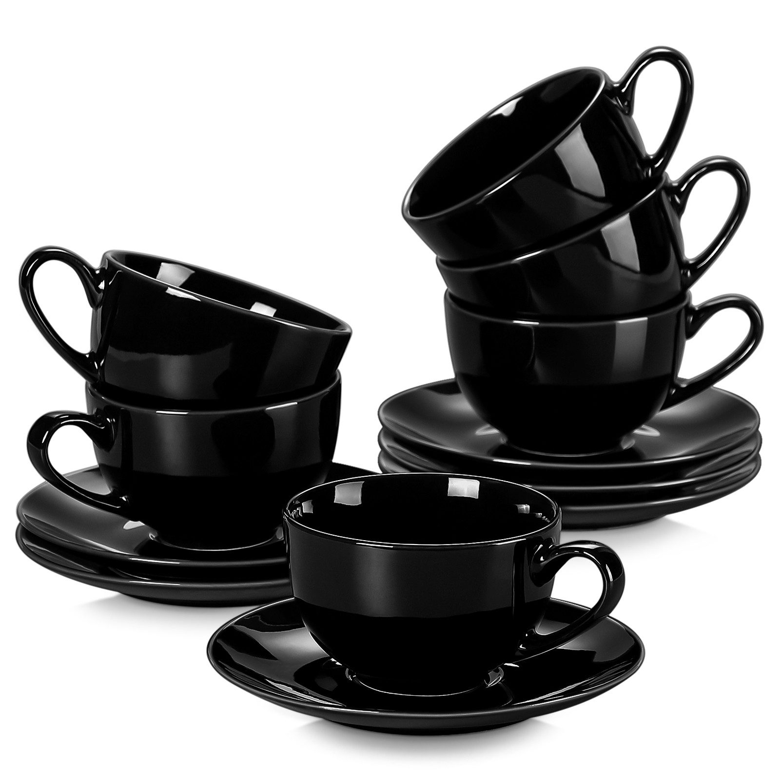 Mattes schwarzes Kaffeeservice online kaufen