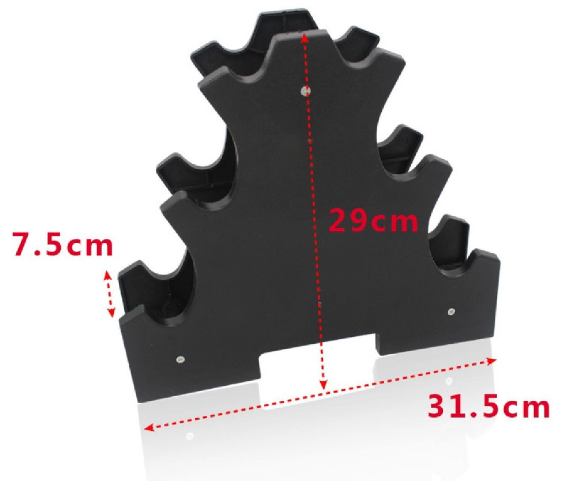 Set [31,5x29x7,5cm Hantelablage ] Kurzhantelständer Kurzhantel - BAYLI 2er Handgewich -