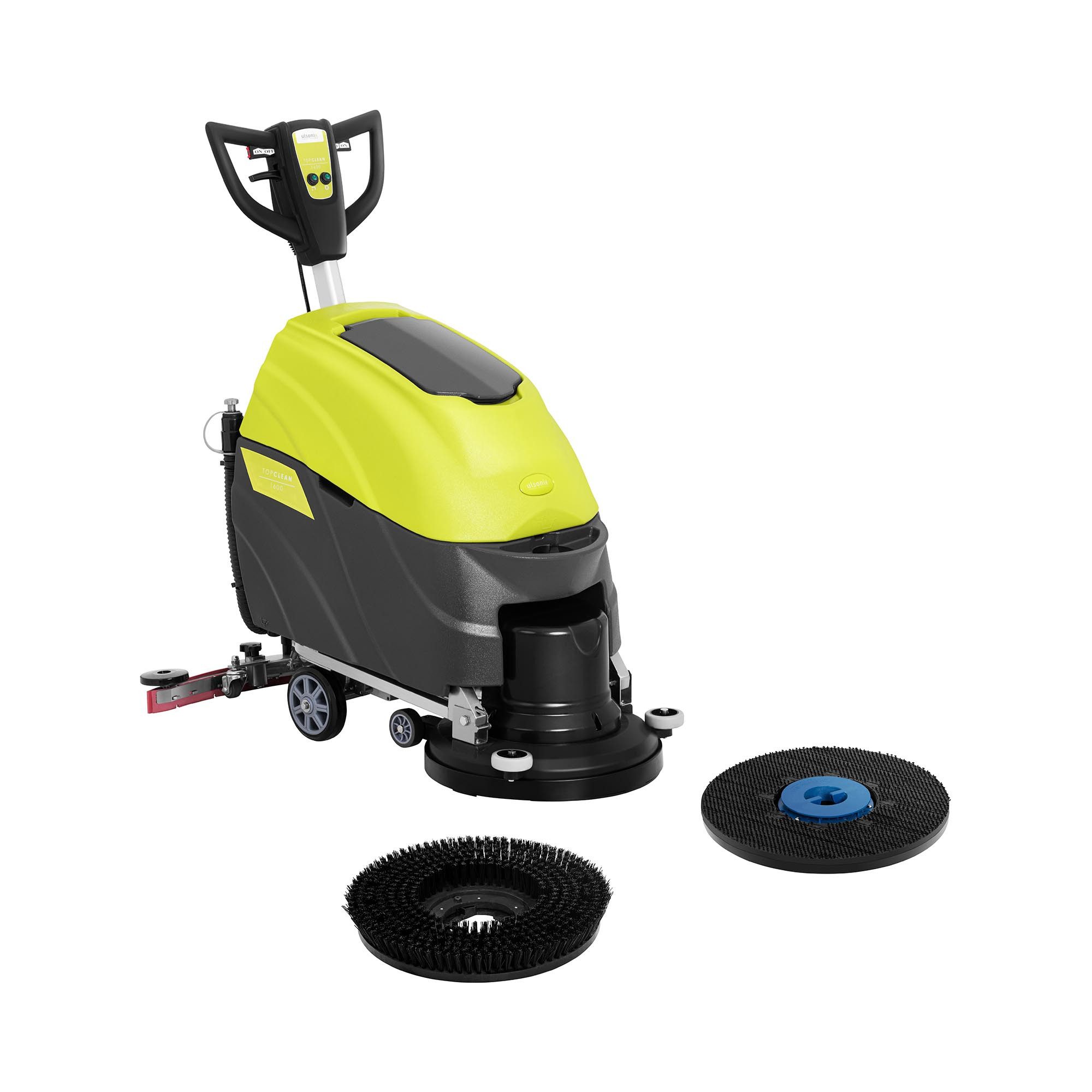 Ulsonix Hartbodenreiniger Scheuersaugmaschine Bodenreinigungsmaschine Scheuermaschine, 1600 W