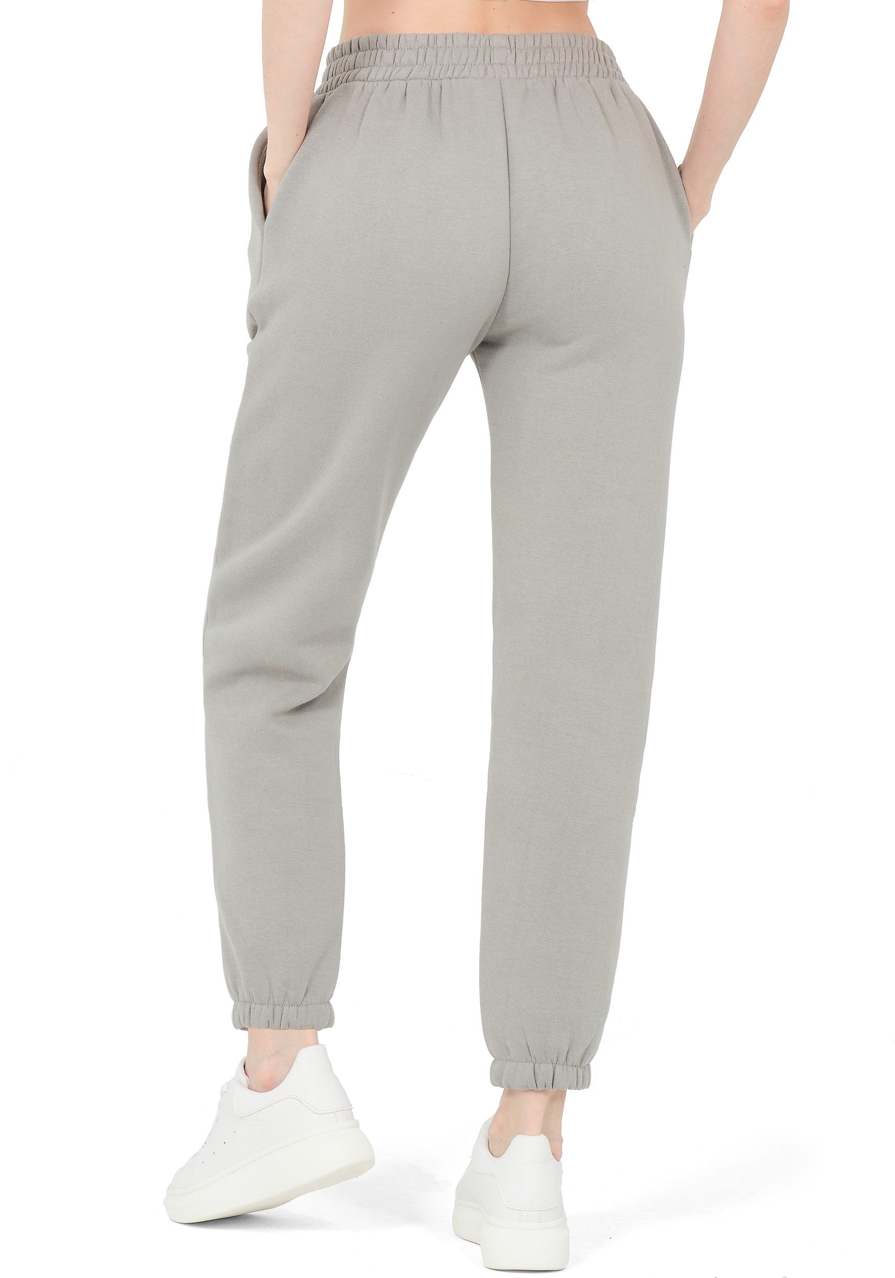 S&S Jogginghose Jogginghose Damen Sporthose Fitnesshose (aus Baumwolle, Loose Fit) Baumwolle Frauen Basic Sporthose Trainingshose, modisch, bequem