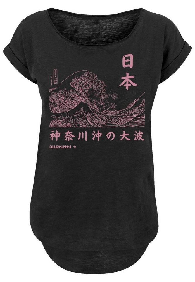 F4NT4STIC T-Shirt Kanagawa Welle Japan Color Print