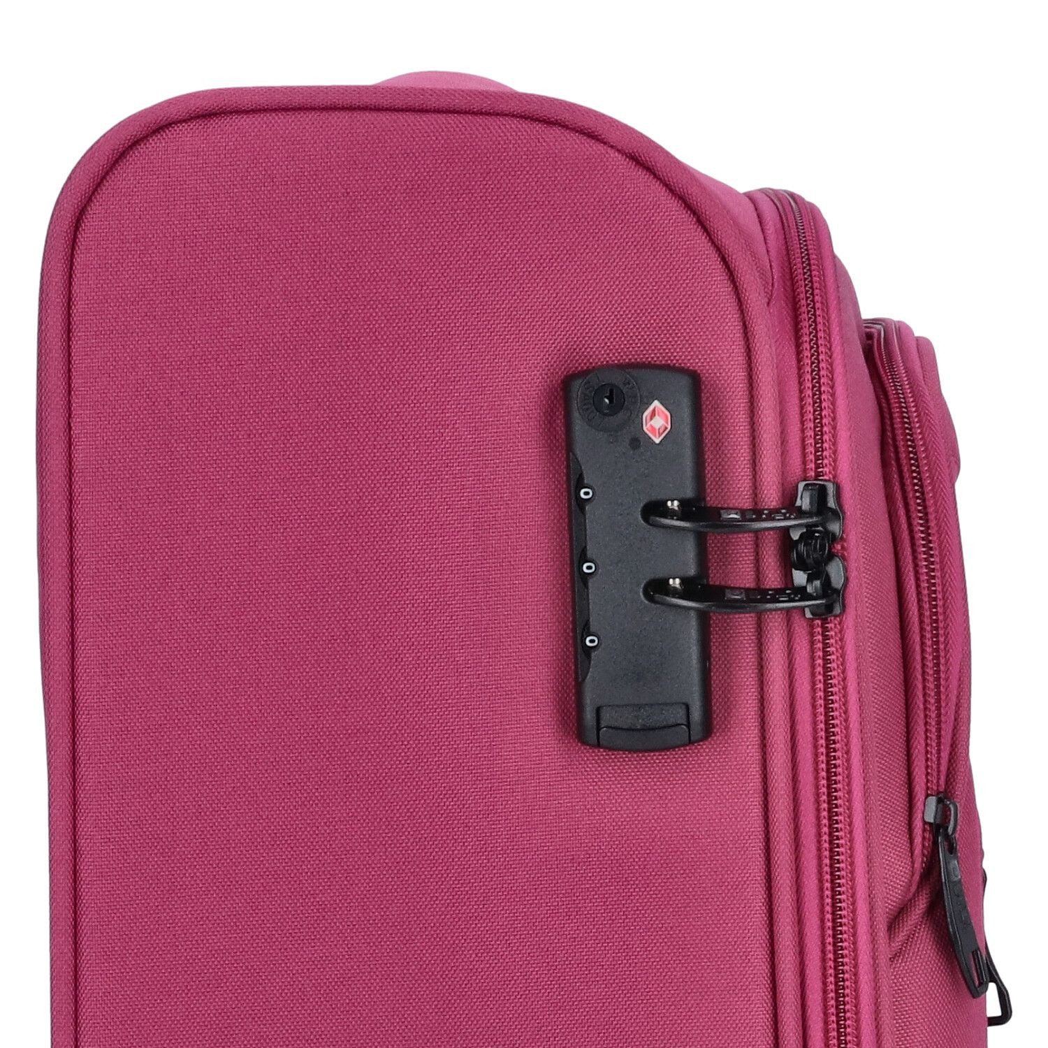 TheTrueC Koffer TheTrueC 4 Rollen Koffer Superlight 55cm Kopenhagen berry, 4 Rollen Rollen