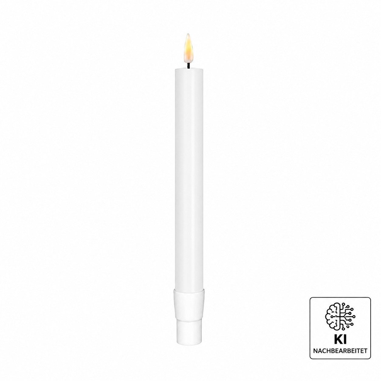Deluxe Homeart LED-Kerze LED Stabkerzen Mini 2 Stück 14 cm weiß von Deluxe / Unique Homeart Can