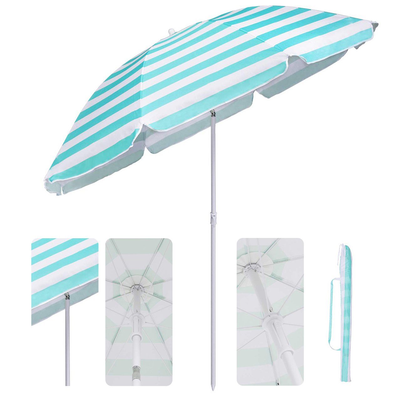 Sekey Sonnenschirm Ø 160 cm Balkonschirm günstig online kaufen