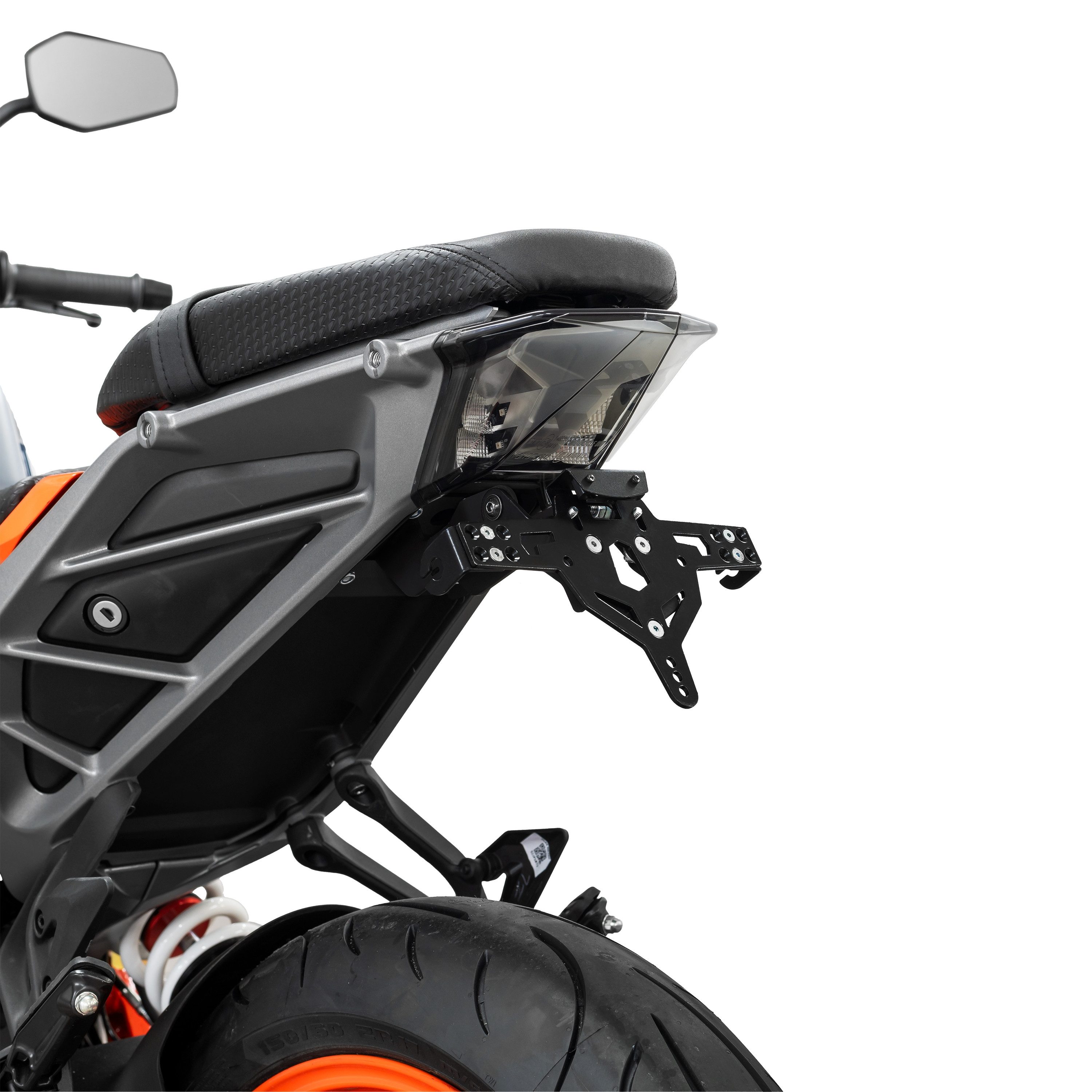 ZIEGER Kennzeichenhalter Pro Kennzeichenhalter kompatibel mit KTM 125, 390 Duke Frankreich